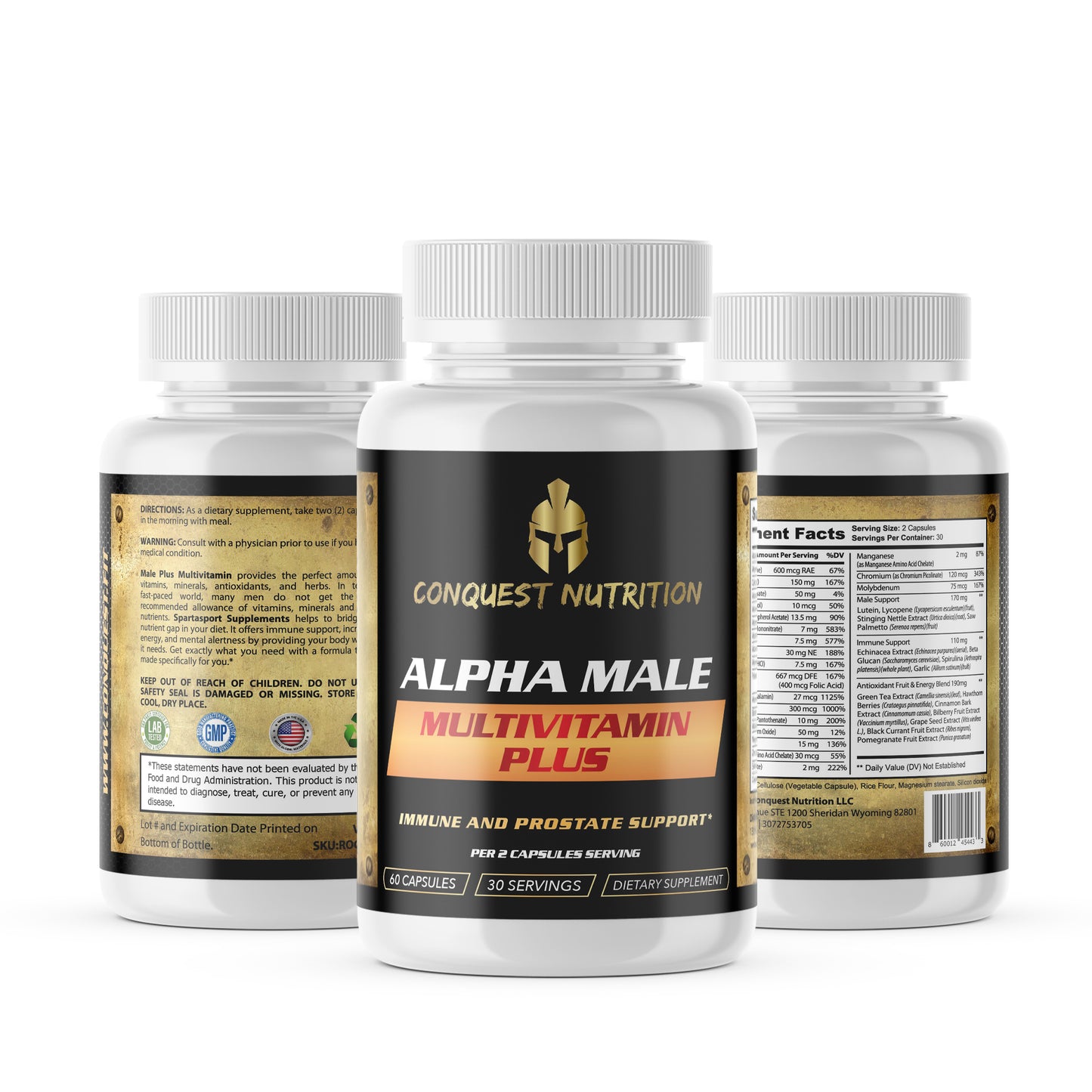 Alpha Male Multivitamin Plus - 60 Veggie Capsules