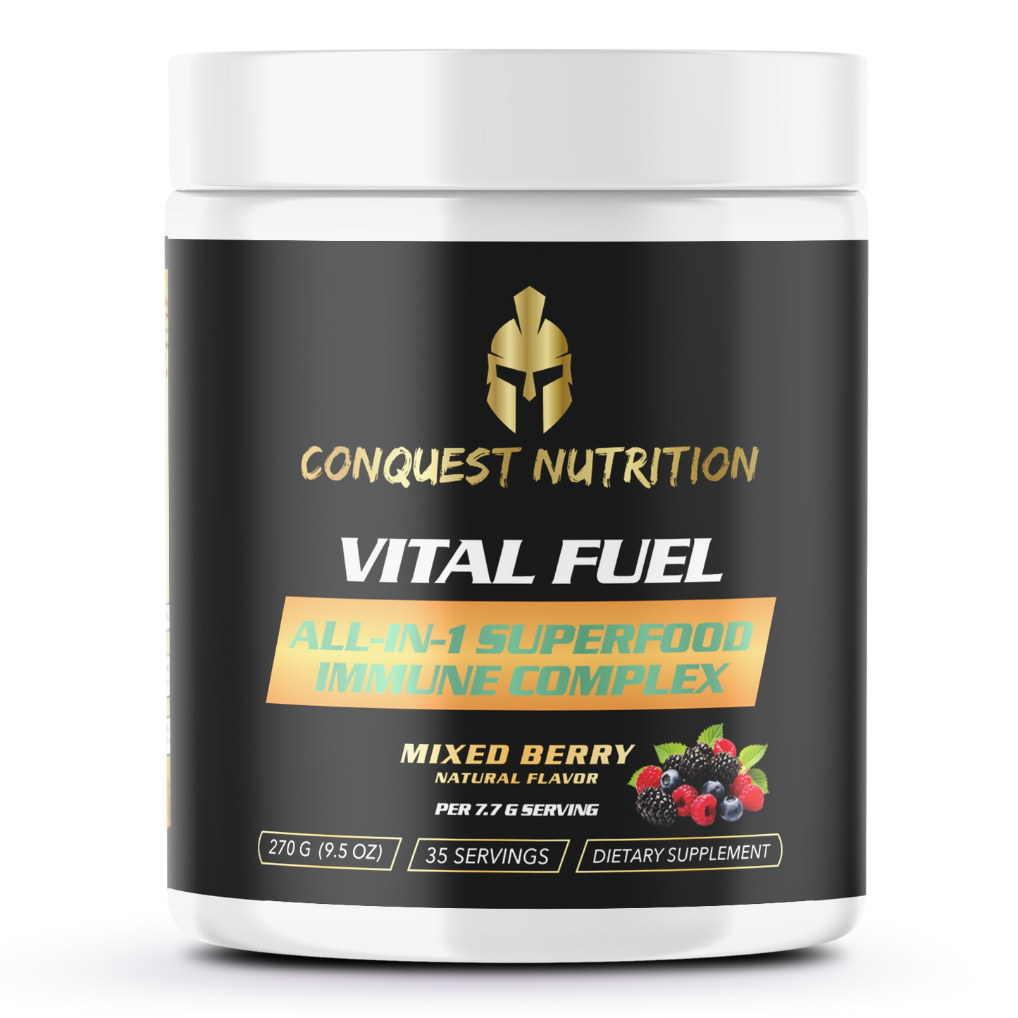 Vital Fuel All-In-1 Superfood Immune Complex Mixed Berry Flavor - 35 Servings