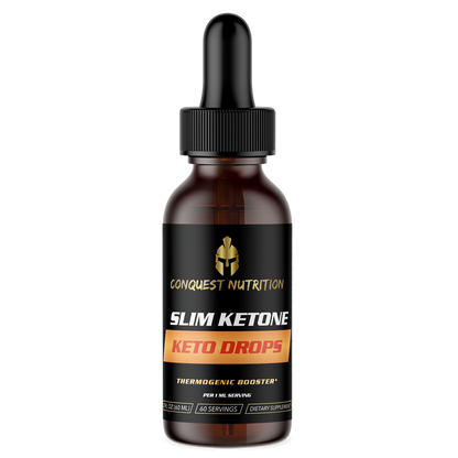 Slim Ketone Keto Drops 2oz - 40 Servings Vegan Friendly