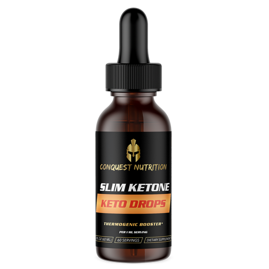 Slim Ketone Keto Drops 2oz - 40 Servings Vegan Friendly