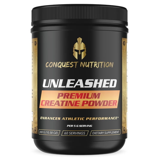 Unleashed Premium Creatine Powder - 60 Servings Vegan Friendly