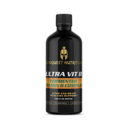 UltraVit B Fermented Vitamin B Complex 8 fl oz - 94 Servings Vegan Friendly