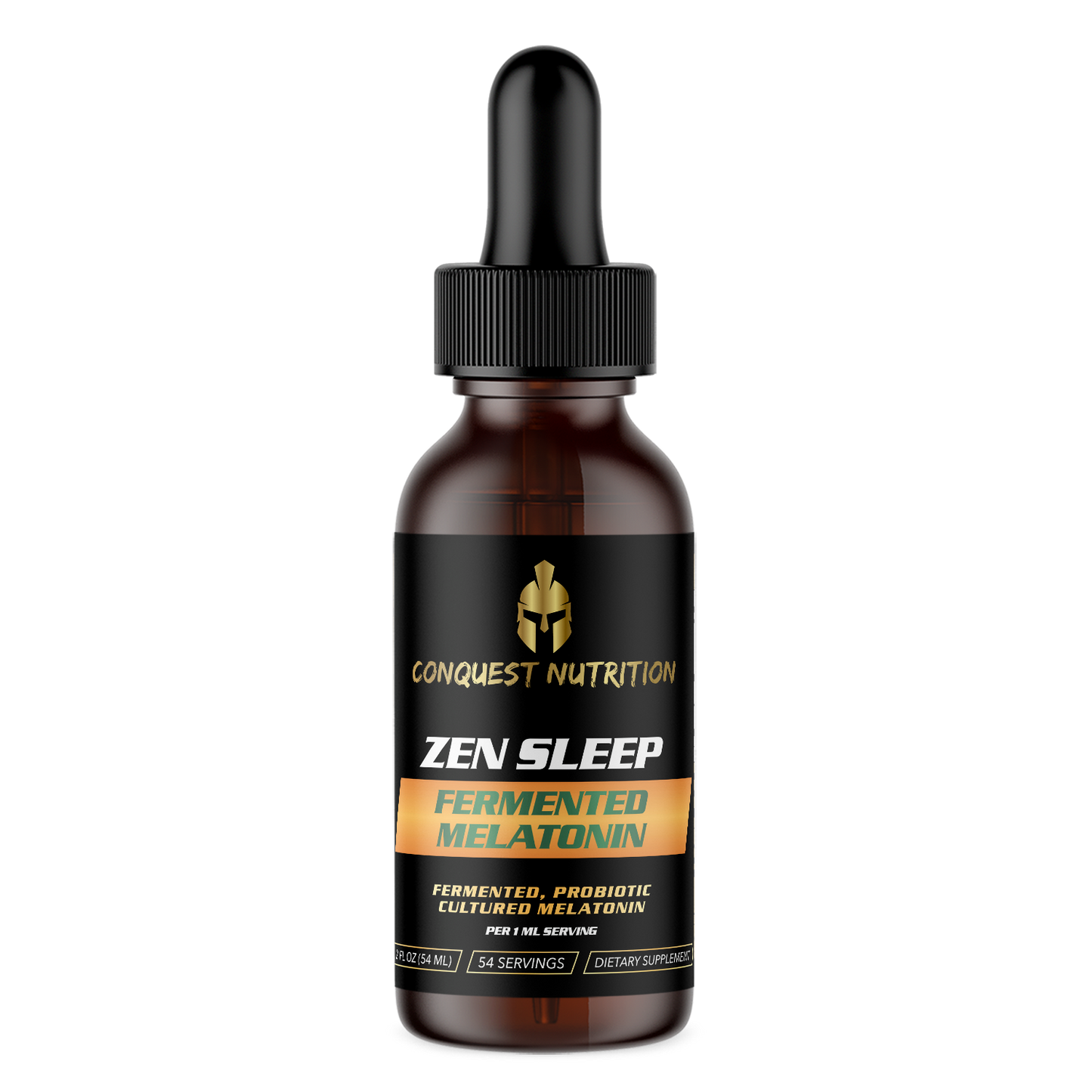 ZenSleep Fermented Melatonin - 2 fl oz 54 Servings Vegan Friendly