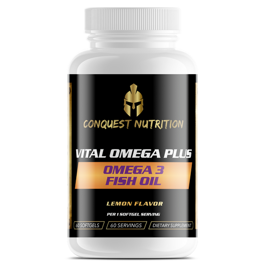 Vital Omega Plus Omega 3 Fish Oil - 60 Softgels