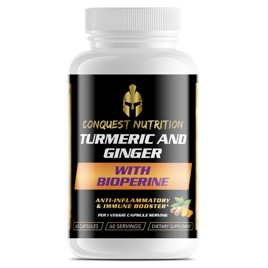 Turmeric and Ginger with Bioperine - 60 Veggie Capsules