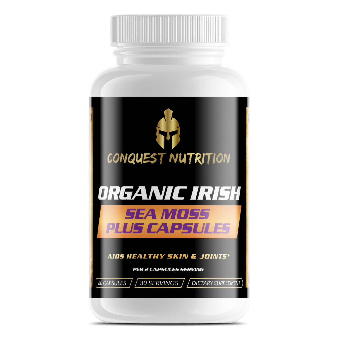 Organic Irish Sea Moss Plus Capsules - 60 Veggie Capsules