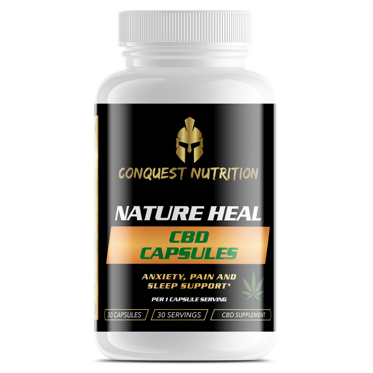 Nature Heal CBD Capsules – CBD Supplement 300mg - 30 capsules