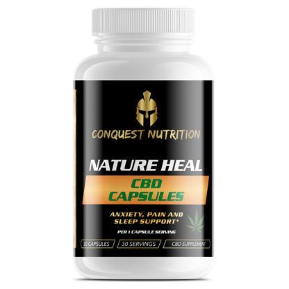 Nature Heal CBD Capsules – CBD Supplement 300mg - 30 capsules