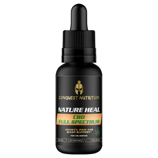 Nature Heal CBD Full Spectrum – 1000mg (1 oz Tincture) 30 Servings Vegan Friendly