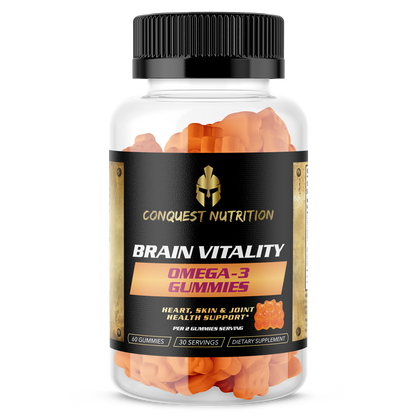 Brain Vitality Omega 3 Gummies - 60 Gummies