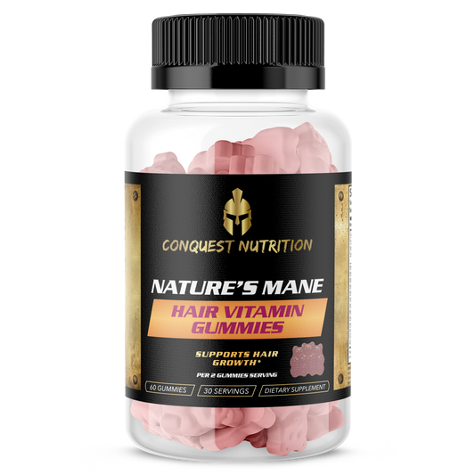 Nature's Mane Hair Vitamin Gummies - 60 Vegan Gummies