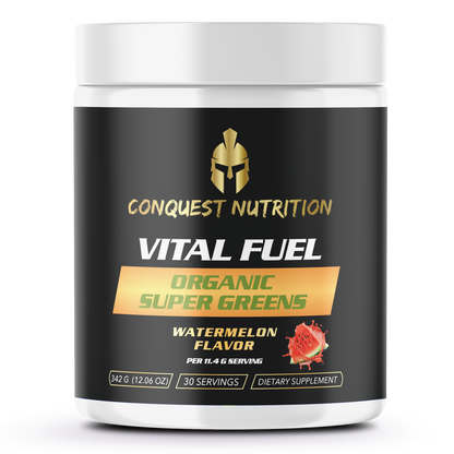 Vital Fuel Organic Super Greens Watermelon Flavor - 30 Servings