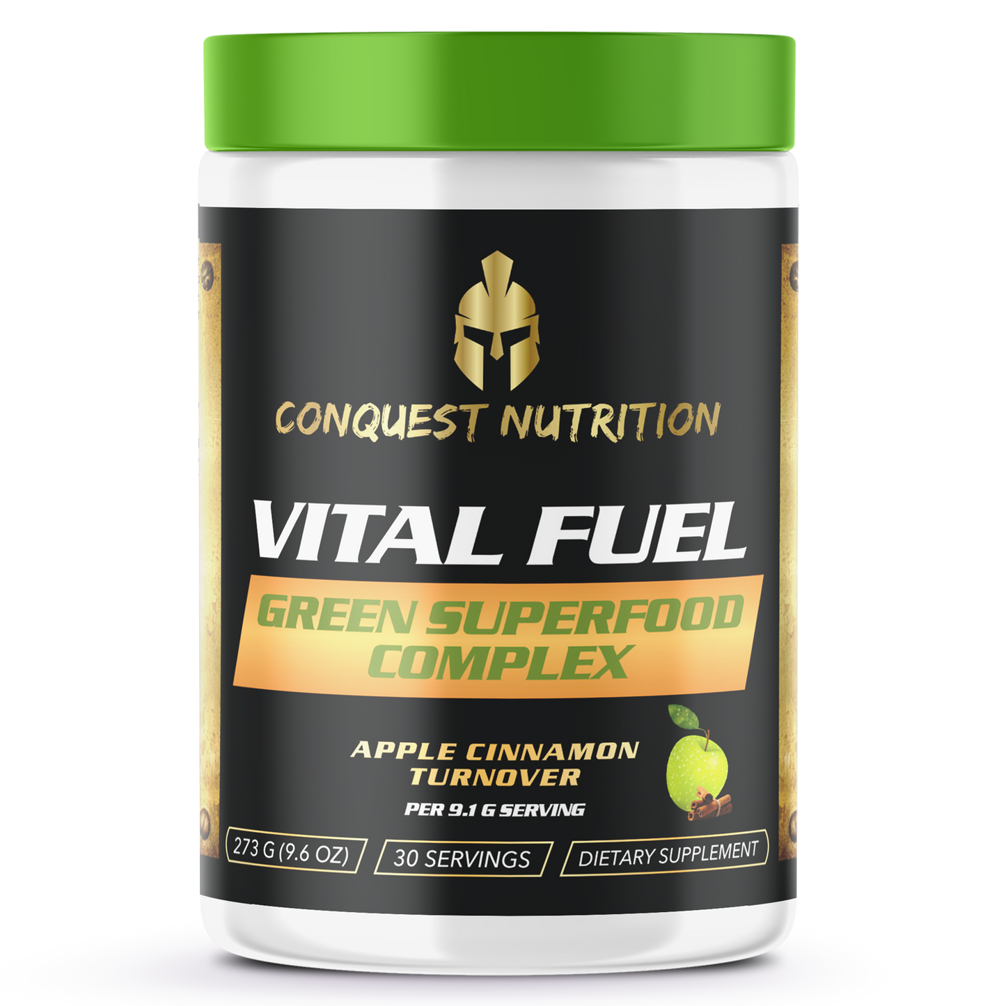 Vital Fuel Green Superfood Apple Cinnamon Turnover Flavor - 30 Servings