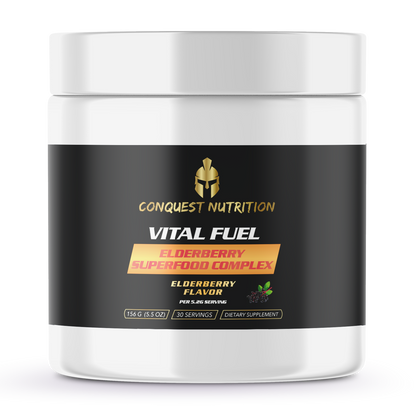 Vital Fuel Superfood Elderberry Immunity with Zinc & Vitamin C - 30 Servings