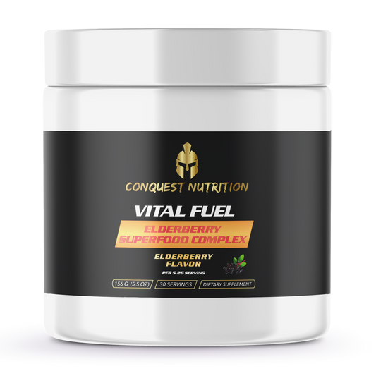 Vital Fuel Superfood Elderberry Immunity with Zinc & Vitamin C - 30 Servings