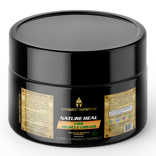 Nature Heal CBD Muscle Cream – Full Spectrum 500mg (4 oz) Vegan Friendly