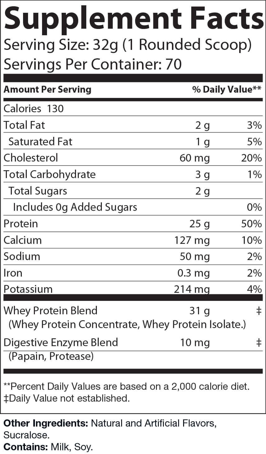 Conquistador Whey Protein - Vanilla Milkshake Flavor 5lb