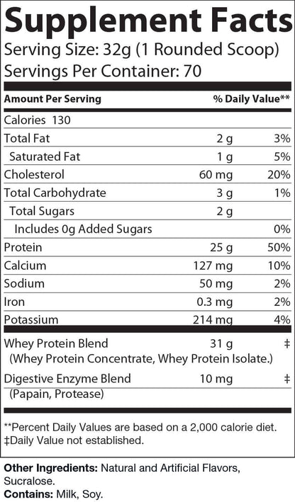 Conquistador Whey Protein - Vanilla Milkshake Flavor 5lb