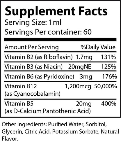 B Boost Plus B-12 Drops 2oz - Vegan Friendly